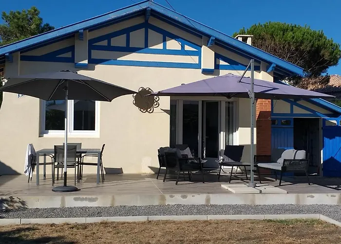 Maison : T2 Confortable Avec Jardin, Terrasse Et Parking, A 500m De L'ocean - Fr-1-319-181